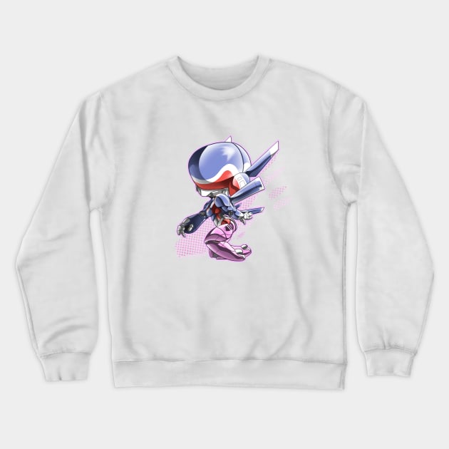 Asplenia Studios SD/chibi Nene (visor down) Crewneck Sweatshirt by AspleniaStudios